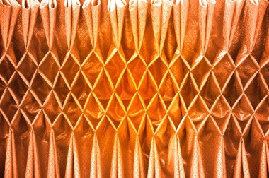 Araba roket Festival geçit gösterisinde dekore edilmiş geleneksel Tay kumaş.