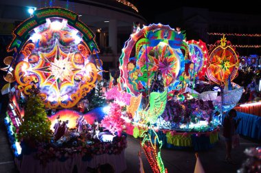 Tayland Noel yıldız Festival geçit.