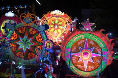 Tayland Noel yıldız Festival geçit.