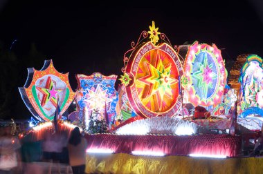 Tayland Noel yıldız Festival geçit.