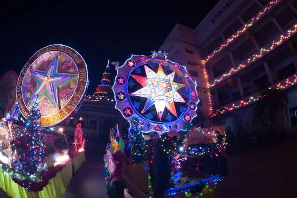 The Parade of Christmas Star Festival in Thailand. — Stock Photo, Image