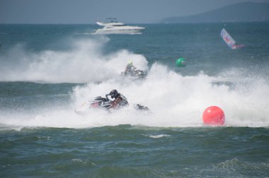 Kral Kupası jet Kayak Dünya Kupası 2015 rekabet Tayland.