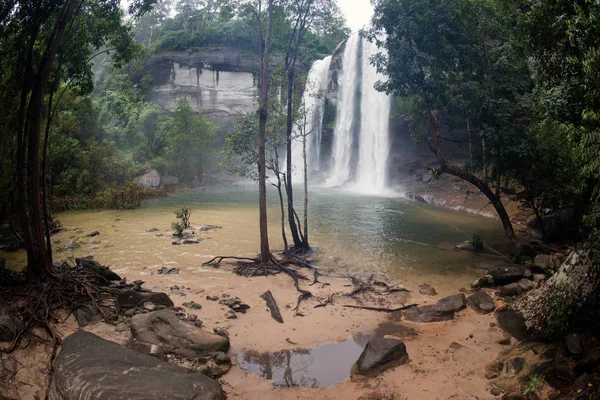 Huay Luang the famous waterfall in Southeastern of Thailand.