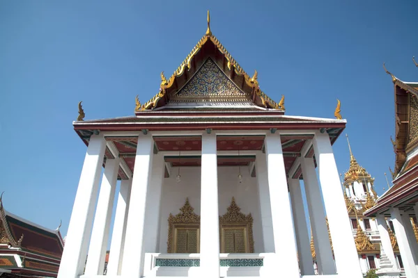 Wat råtta Natda Ram Worawihan är ett kloster och är beläget i Bangkok, Thailand. — Stockfoto
