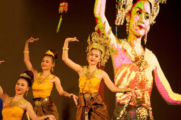 Sukhothai χορός είναι ένα βόρειο παραδοσιακού χορού στην Ταϊλάνδη. — Φωτογραφία Αρχείου