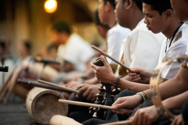 Güney geleneksel Tay Müzik isabet bambu enstrüman 