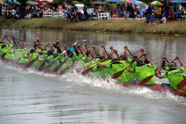 Thai Long Boat Racing Πρωτάθλημα. — Φωτογραφία Αρχείου