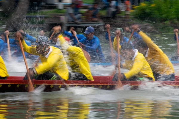 Thai Long Boat Racing Πρωτάθλημα. — Φωτογραφία Αρχείου