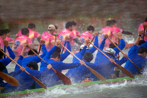 Thai Long Boat Racing Πρωτάθλημα. — Φωτογραφία Αρχείου