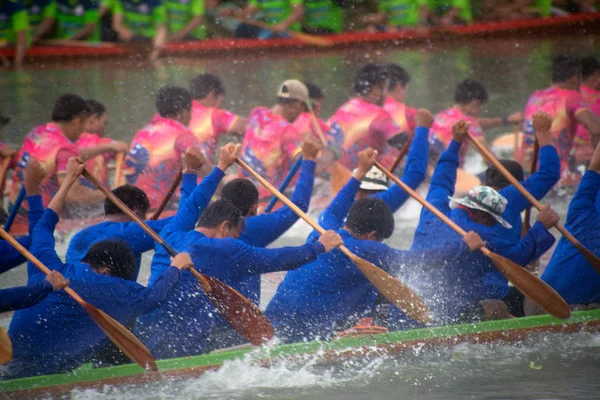 Thai Long Boat Racing Πρωτάθλημα. — Φωτογραφία Αρχείου