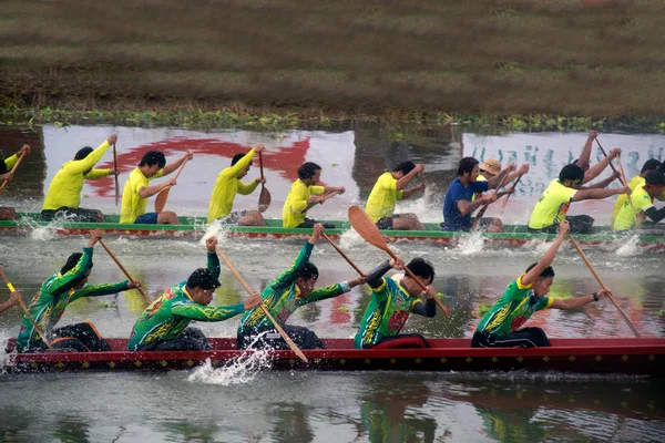 Thai Long Boat Racing Πρωτάθλημα. — Φωτογραφία Αρχείου