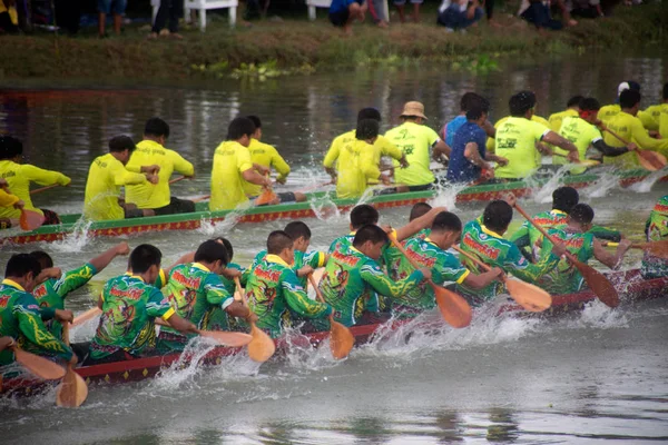 Thai Long Boat Racing Πρωτάθλημα. — Φωτογραφία Αρχείου