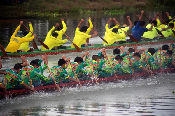 Thai Long Boat Racing Πρωτάθλημα. — Φωτογραφία Αρχείου