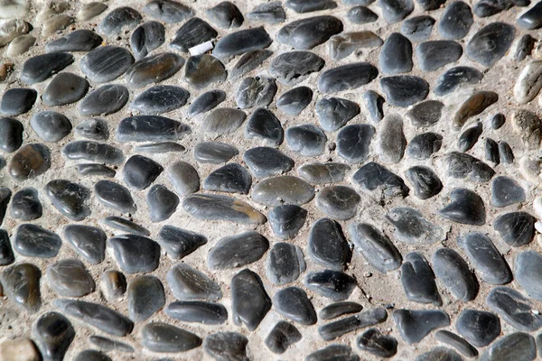 Steinpflaster Hintergrund Granit Kopfsteinpflaster Muster Pattaya Thailand — Stockfoto