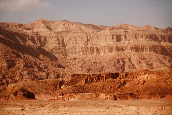 Timna Park Israel Dezembro 2019 Paisagem Deserto Perto Eilat Com — Fotografia de Stock