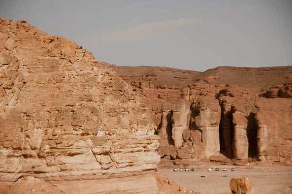 Timna Park Israel Dezembro 2019 Paisagem Deserto Perto Eilat Com — Fotografia de Stock