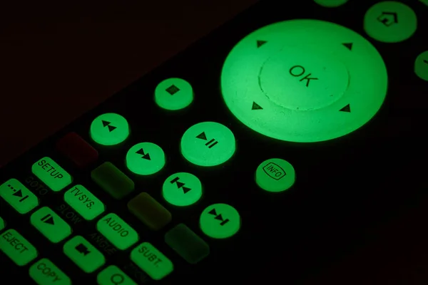Remote control with backlight — Stock Photo, Image