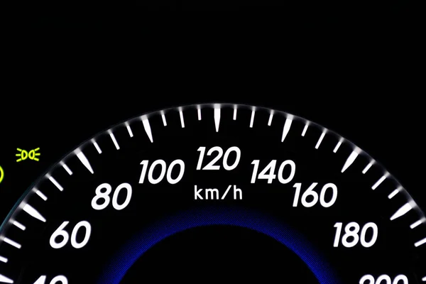 Car speedometer in macro — Stock Photo, Image