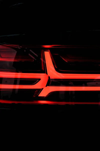 Bakre ljus av en bil — Stockfoto