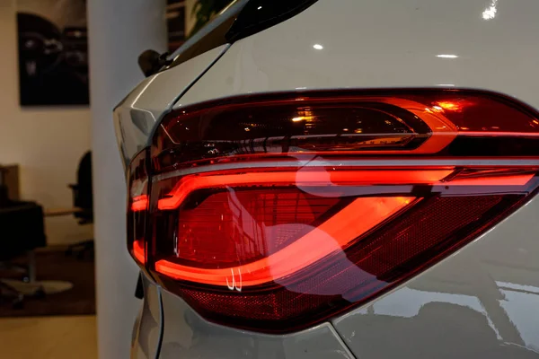 Detalle en la luz trasera de un coche . —  Fotos de Stock