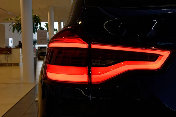 Detail op het achterlicht van een auto. — Stockfoto