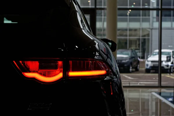 Bir arabanın arka lambasındaki detay.. — Stok fotoğraf