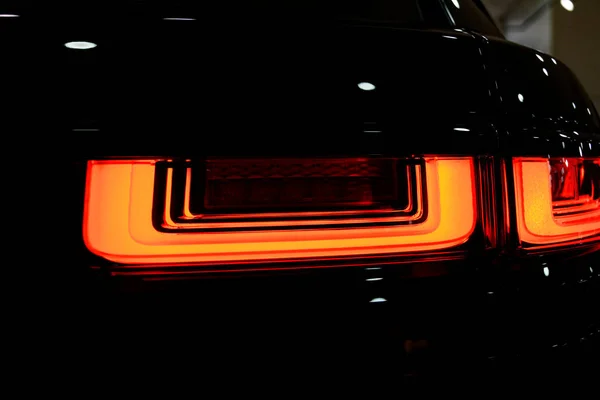 Detail na zadním světle auta. — Stock fotografie