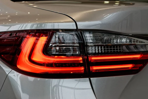 Detalle en la luz trasera de un coche . —  Fotos de Stock