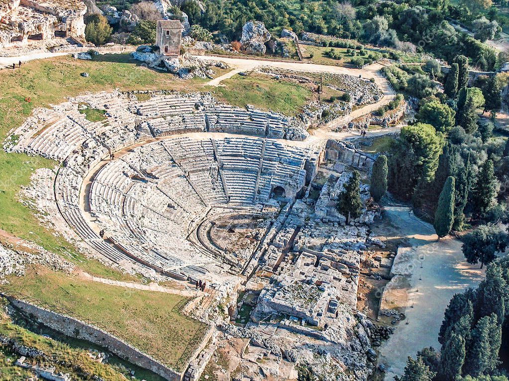 Greek Theatre of Syracuse Sicily Stock Photo by ©micheleponzio 129579768