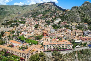 Taormina, havadan görünümü