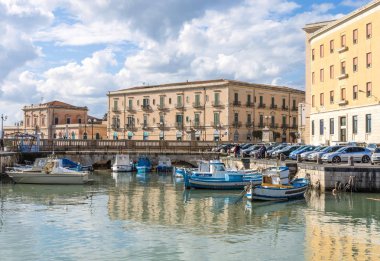Ortigia, Syracuse Sicilya, İtalya 