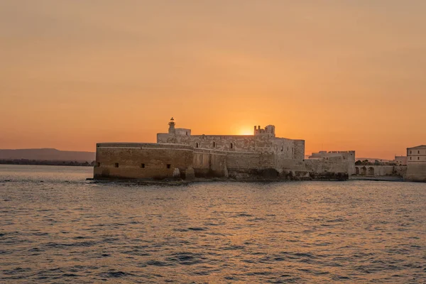 Fästningen Maniace i Syrakusa på Sicilien — Stockfoto