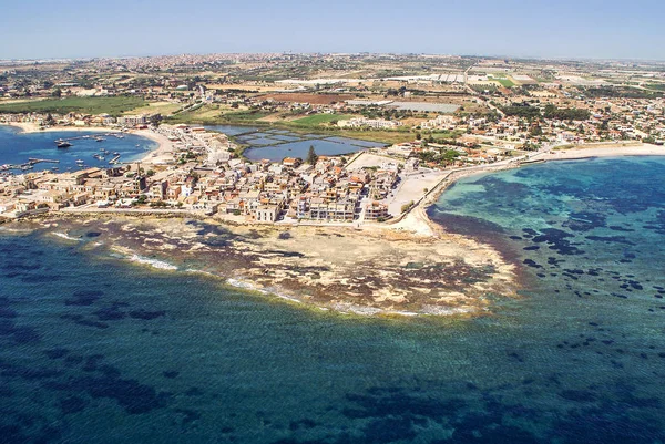 Aerial view of Marzamemi, Sicily — Stock Photo, Image