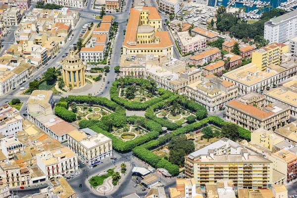Aerial view of Syracuse Sicily city Stock Photo
