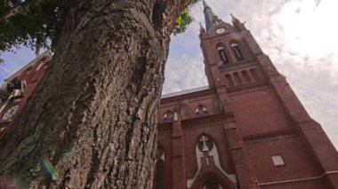 Ağaçlardaki kilise.