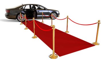 3D görüntü yüksek sınıflı limuzin / yüksek sınıflı limuzini temsil ediyor
