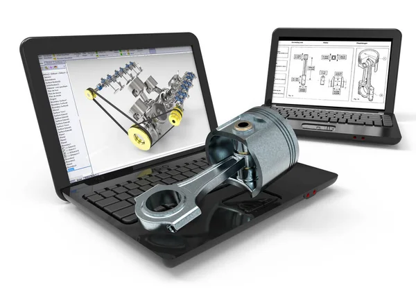 Render Image Representing Engine Development Engine Development Stock ...