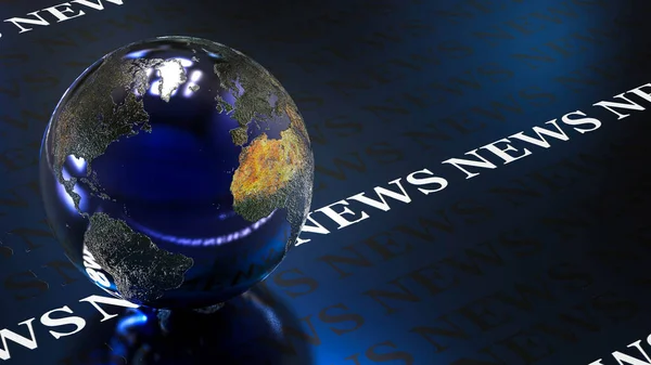 3D render image representing an breaking news background / Breaking News