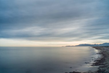 Atardecer on la playa
