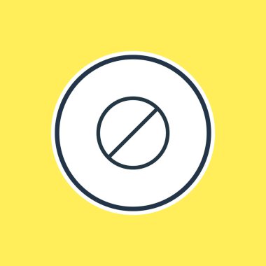 Ban anahat vektör Illustration. Güzel ek öğe bloğu öğesi olarak da kullanılabilir.