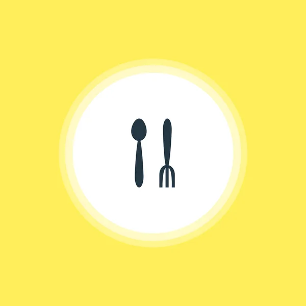 Vektoros illusztráció Icon étterem. Gyönyörű helyen elem is lehet használni, mint a Cafe elem. — Stock Vector
