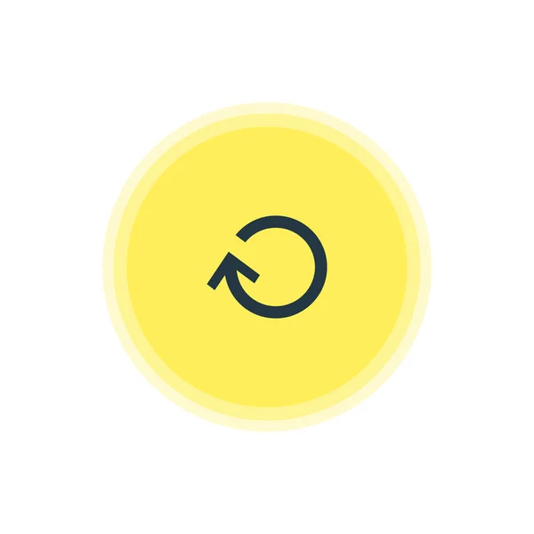 Illustrazione vettoriale dell'icona di aggiornamento. Bellissimo elemento utente può essere utilizzato anche come elemento di rinnovamento . — Vettoriale Stock