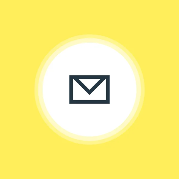 Ilustração vetorial do ícone do correio. Elemento de interface bonita também pode ser usado como elemento de letra . — Vetor de Stock