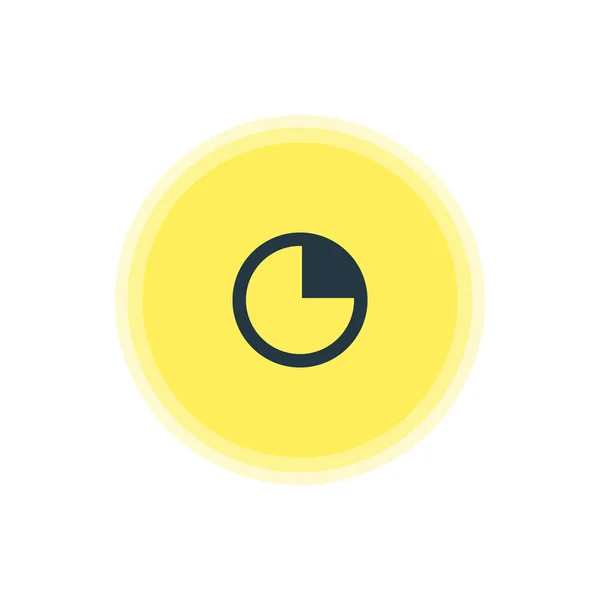 Vektorillustration av Timer-ikonen. Vackra gränssnittselement kan också användas som stoppur Element. — Stock vektor
