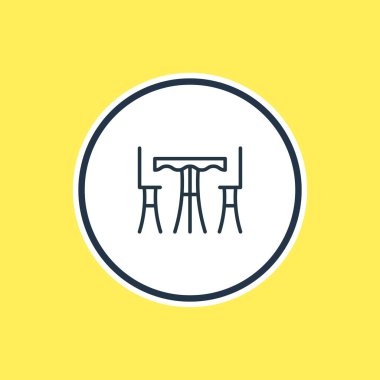 Restoran anahat vektör Illustration. Güzel Restoran öğe tablo öğesi olarak da kullanılabilir.