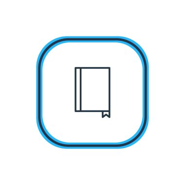 Vektör çizim menüsünde Anahat. Güzel yemek öğesinin de kitap öğesi olarak kullanılabilir.