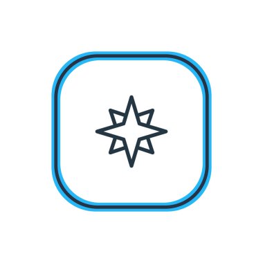 Yıldız anahat vektör Illustration. Güzel Galaxy öğesi de favori öğesi olarak kullanılabilir.