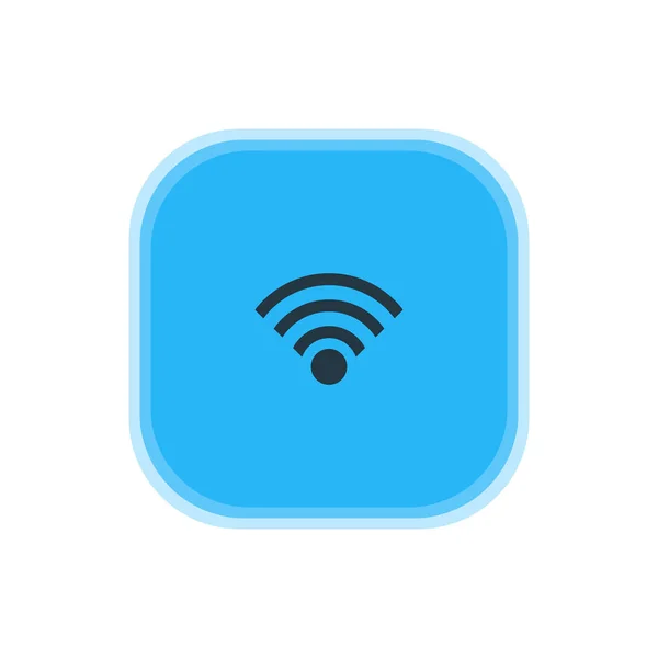 Illustrazione vettoriale dell'icona di rete wireless. Bellissimo elemento membro può anche essere utilizzato come elemento di connessione cordless . — Vettoriale Stock