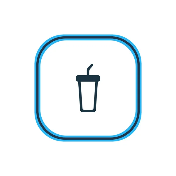 Vectorillustratie van papier Cup overzicht. Mooie voedsel Element kan ook gebruikt worden als frisdrank Element. — Stockvector