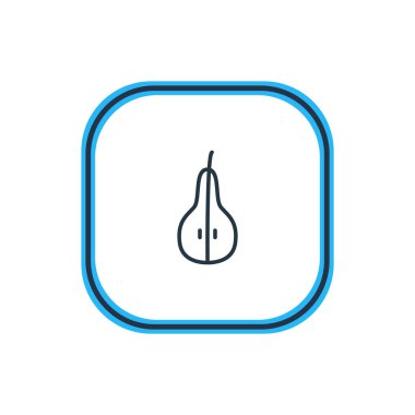 Armut anahat vektör Illustration. Güzel tatlı öğesi de Düşes öğesi olarak kullanılabilir.